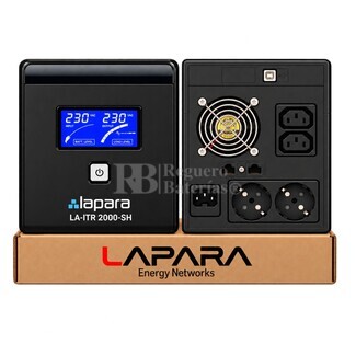 SAI 2000VA 1400W Sinusoidal Pura LCD | Lapara LA-ITR 2000-SH